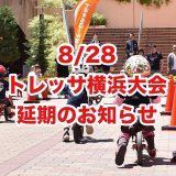 8/28トレッサ横浜大会延期のお知らせになります。